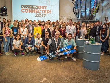 elements „Get Connected!“Gruppenfoto 2017 mit allen Teilnehmern und Speakern. | © elements